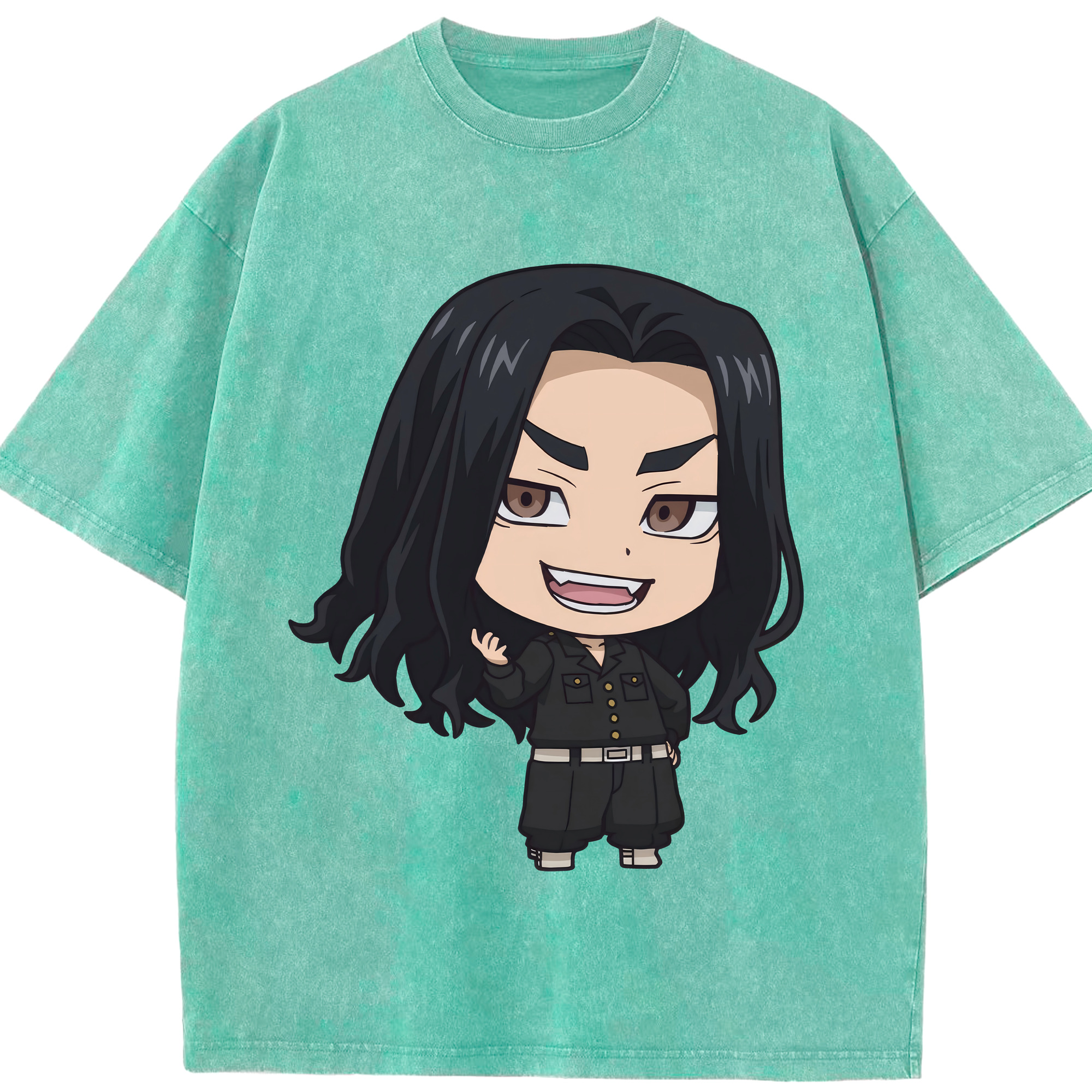 （画像用） 東京リベンジャーズ Tokyo Revengers 綿100% ヴィンテージ風 半袖Tシャツ（フロントプリント）